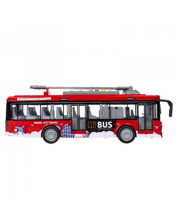 Многофункциональная инерционная машинка. Троллейбус