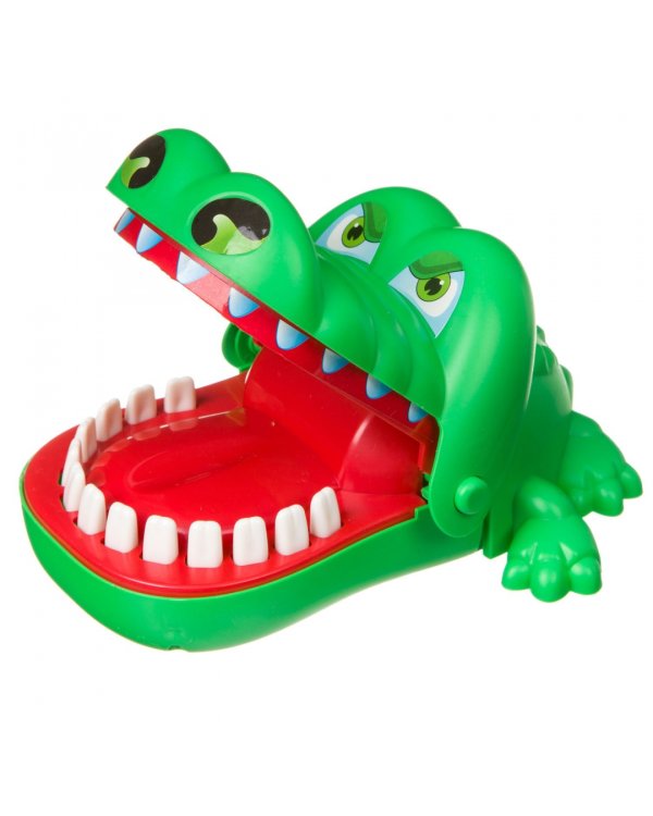 Игра настольная развивающая. Зубастый крокодил