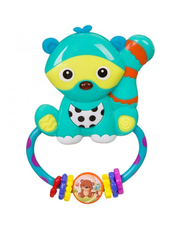 Игрушка-погремушка музыкальная Енот