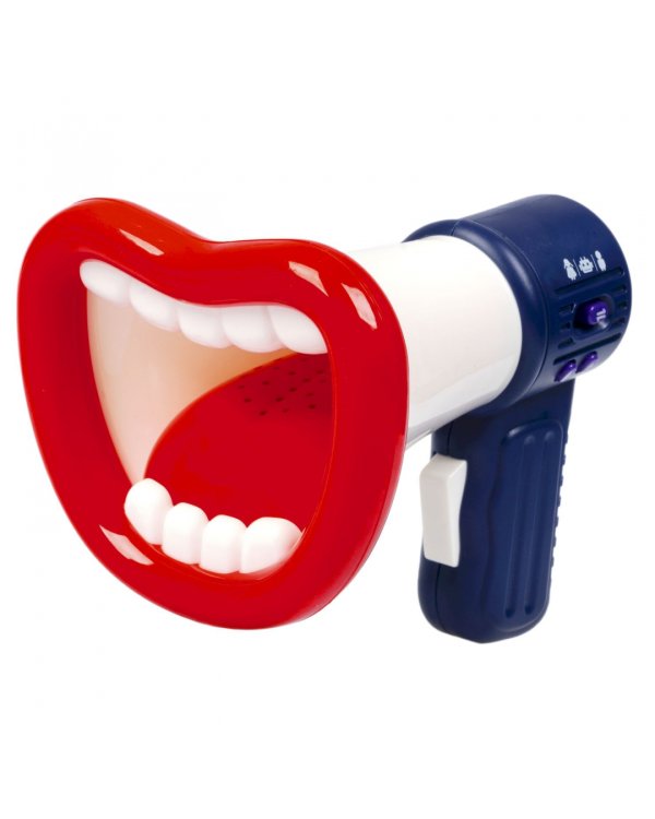 Рупор Оратор, функция изменения голоса, синий