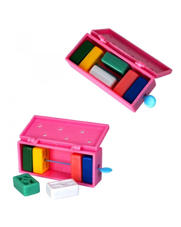 Фокусы. Таинственное освобождение цветных кирпичиков. Вау! Магия