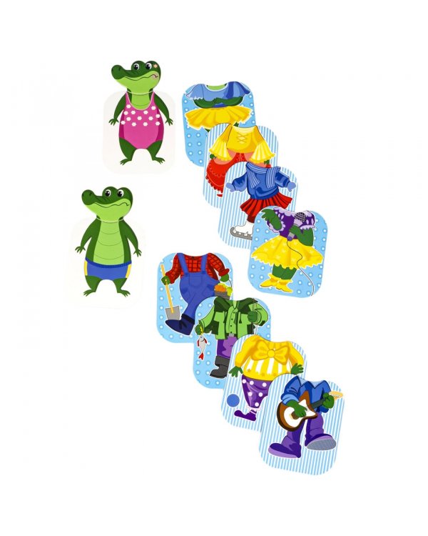 Игра развивающая. Веселые крокодилы Гоша и Глаша