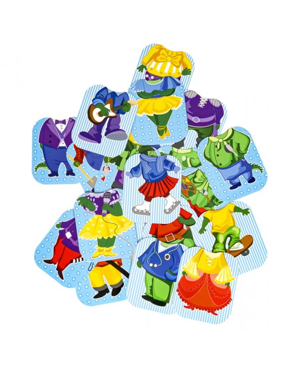 Игра развивающая. Веселые крокодилы Гоша и Глаша