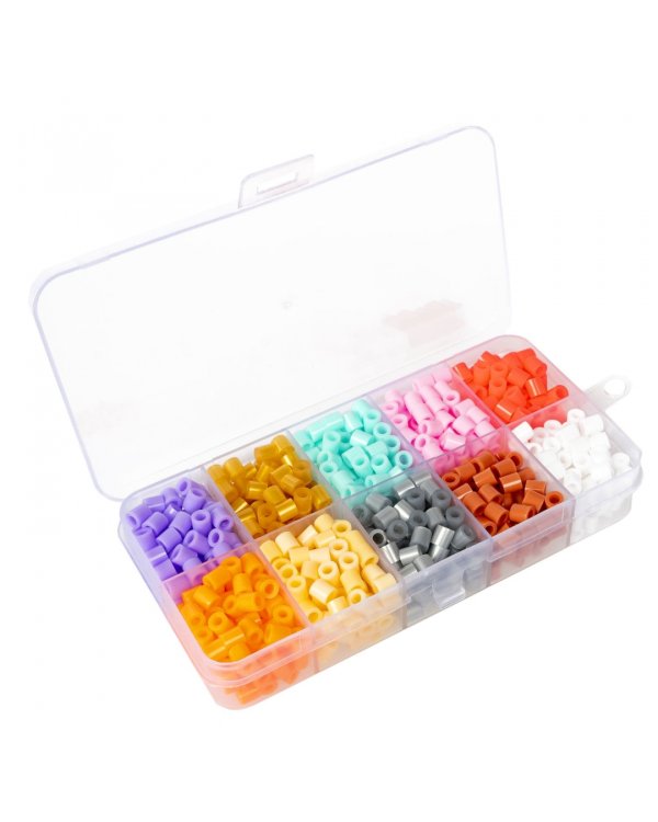 Термомозаика, бусины 2, 10 цветов, 850 бусин