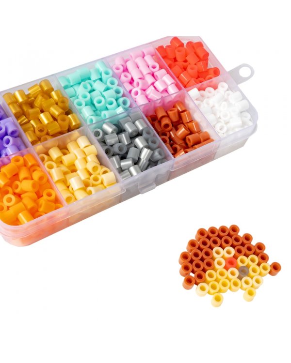 Термомозаика, бусины 2, 10 цветов, 850 бусин