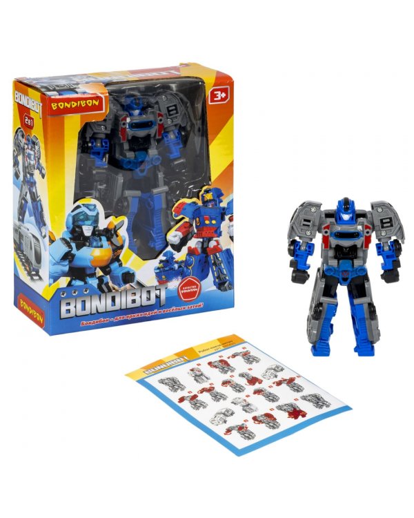 Трансформер 2 в 1. Робот-поезд метро