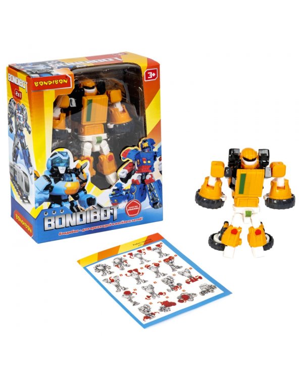 Трансформер 2 в 1. Робот-трактор