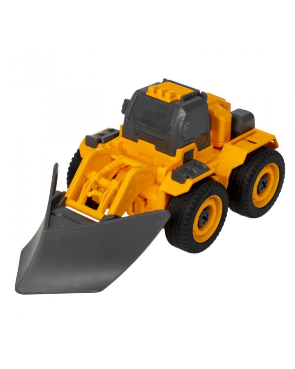 Конструктор-трансформер Bondibot 2 в 1. Снегоуборочный трактор (с отверткой)