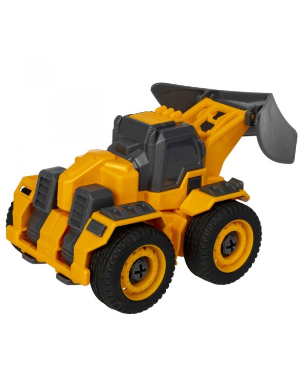 Конструктор-трансформер Bondibot 2 в 1. Снегоуборочный трактор (с отверткой)