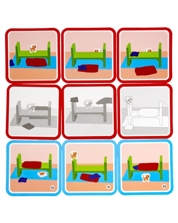 Игра-головоломка из дерева. Где же кот?