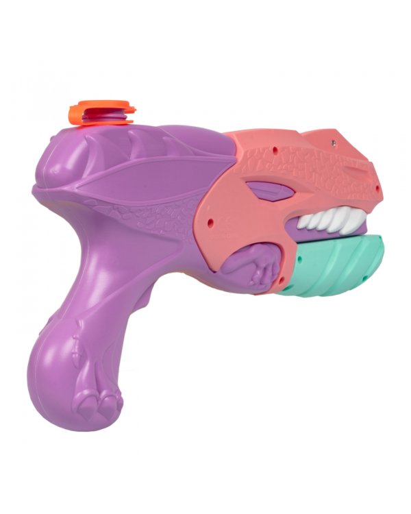Водный пистолет с помпой, розово-сиреневый