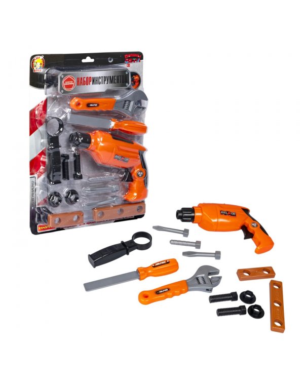 Набор строительных инструментов Папины дети, 13 предметов