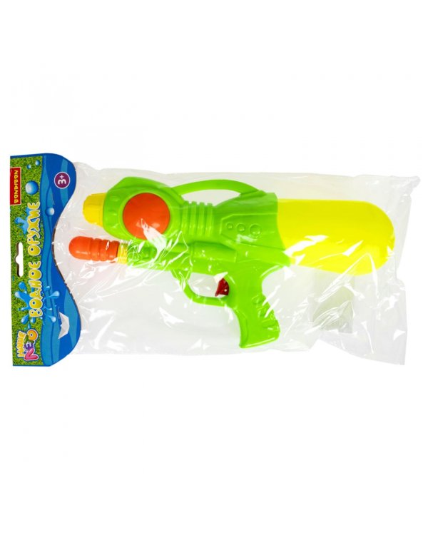 Водный пистолет с помпой, зелёный