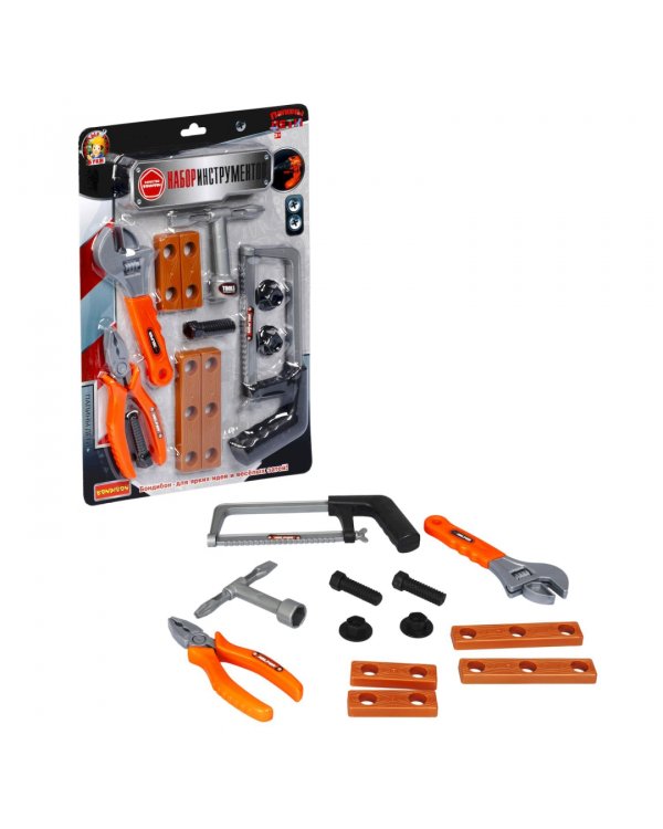 Набор строительных инструментов Папины дети, 12 предметов