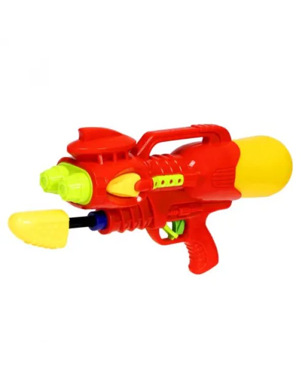Водный пистолет с помпой, красный