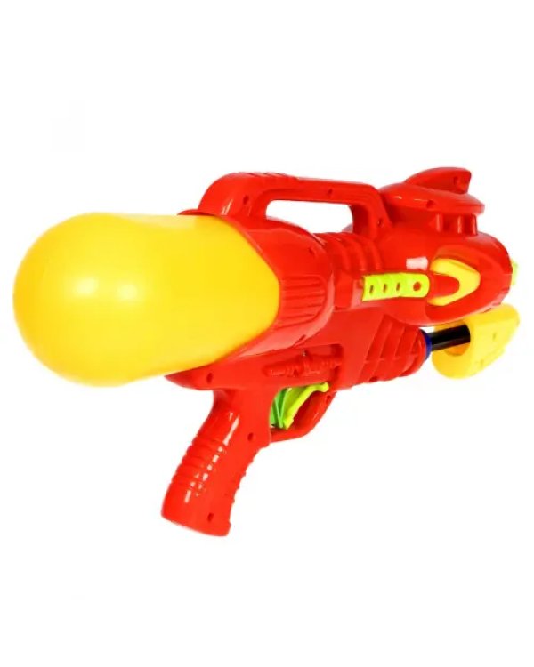 Водный пистолет с помпой, красный