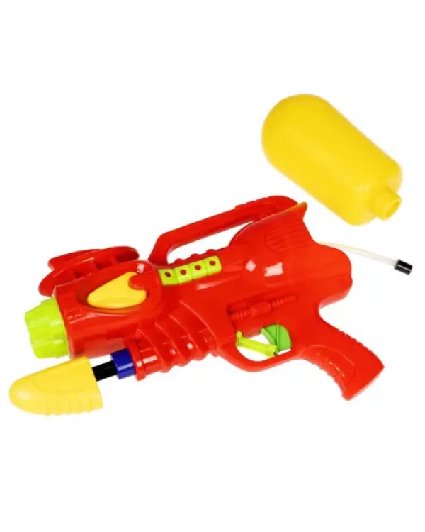 Водный пистолет с помпой, красный