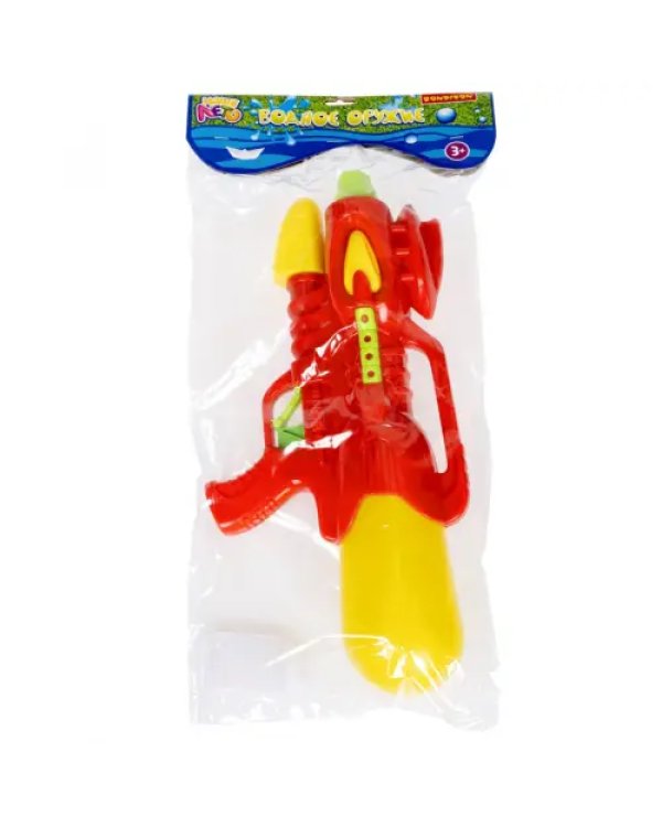 Водный пистолет с помпой, красный