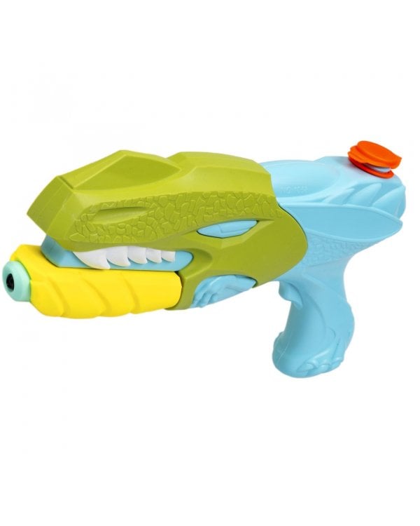Водный пистолет с помпой, зелёно-голубой