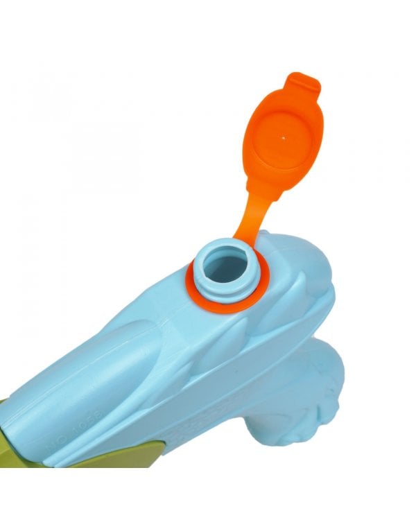 Водный пистолет с помпой, зелёно-голубой