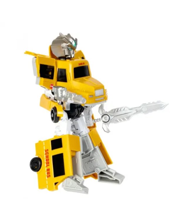 Трансформер BONDIBOT 2 в 1. Робот-автобус, желтый