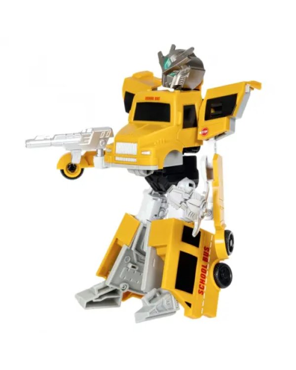 Трансформер BONDIBOT 2 в 1. Робот-автобус, желтый