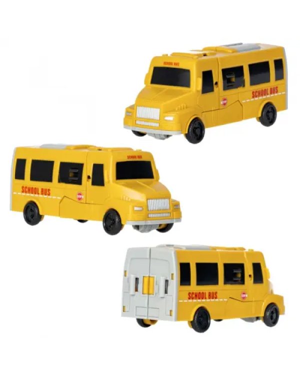 Трансформер BONDIBOT 2 в 1. Робот-автобус, желтый