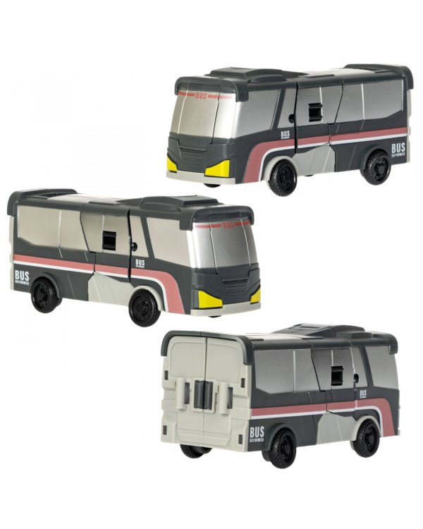 Трансформер BONDIBOT 2 в 1. Робот-автобус, чёрный