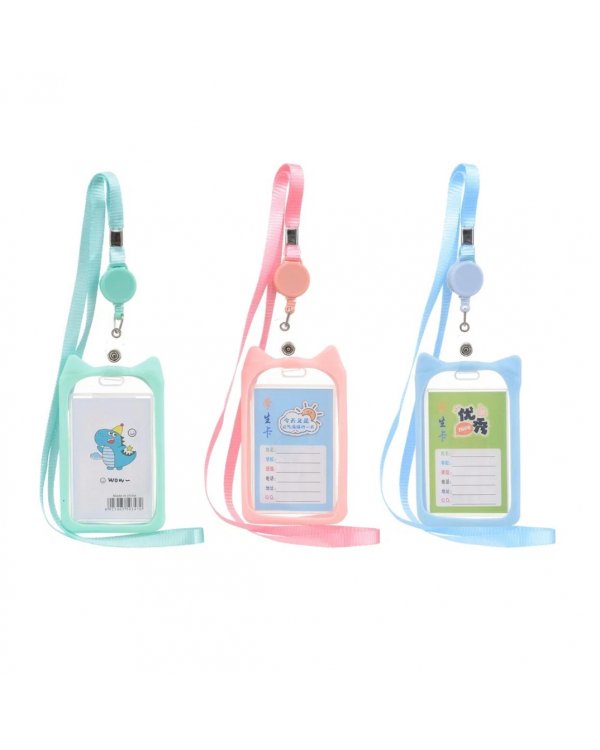 Бейдж, с лентой и рулеткой, в ассортименте