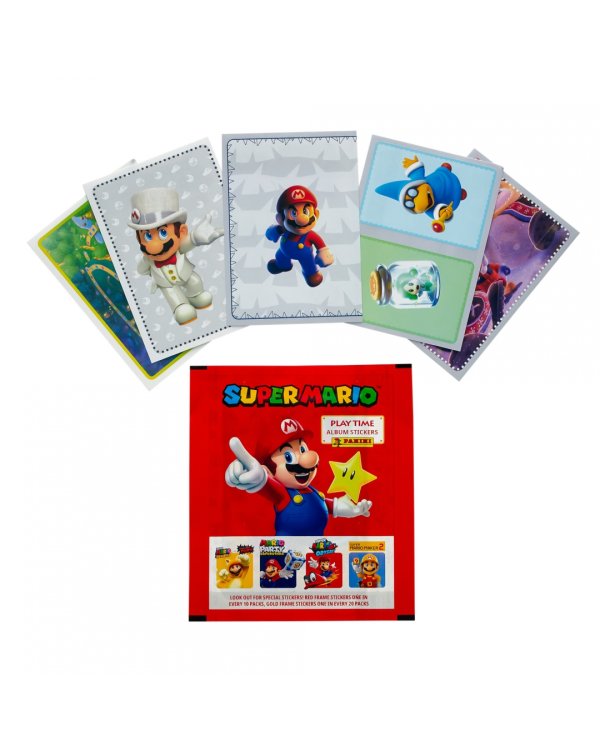 Блистер с наклейками. Super Mario. Супер Марио