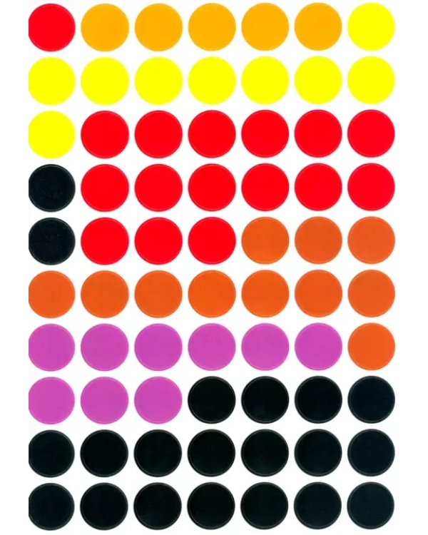 Наклейки Весёлые кружочки. Божья коровка