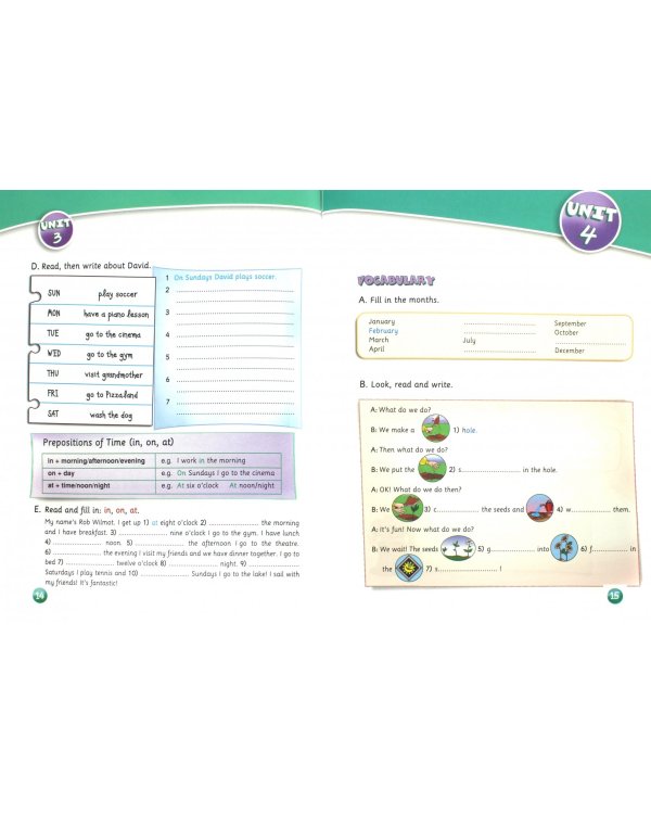Welcome Plus 2. Vocabulry and Grammar practice