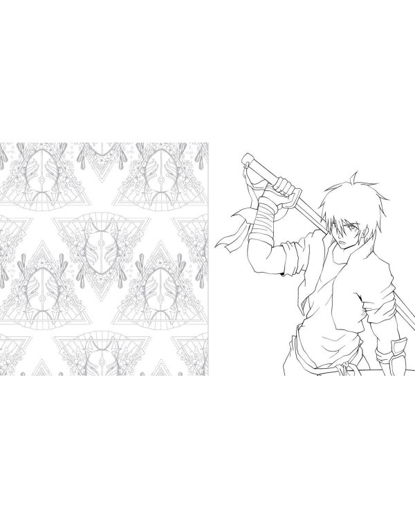 Я люблю раскрашивать мангу