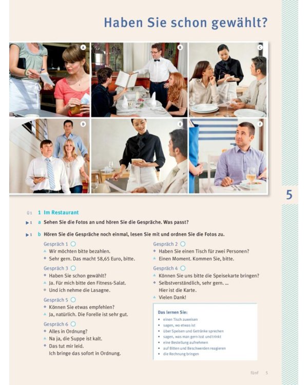 Menschen im Beruf - Tourismus A2. Kursbuch mit Übungsteil und Audio-CD. Deutsch als Fremdsprache