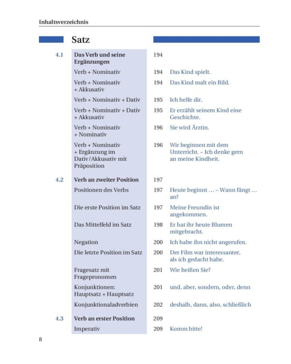Grundstufen-Grammatik für Deutsch als Fremdsprache. Grammatik mit integriertem Lösungsschlüssel