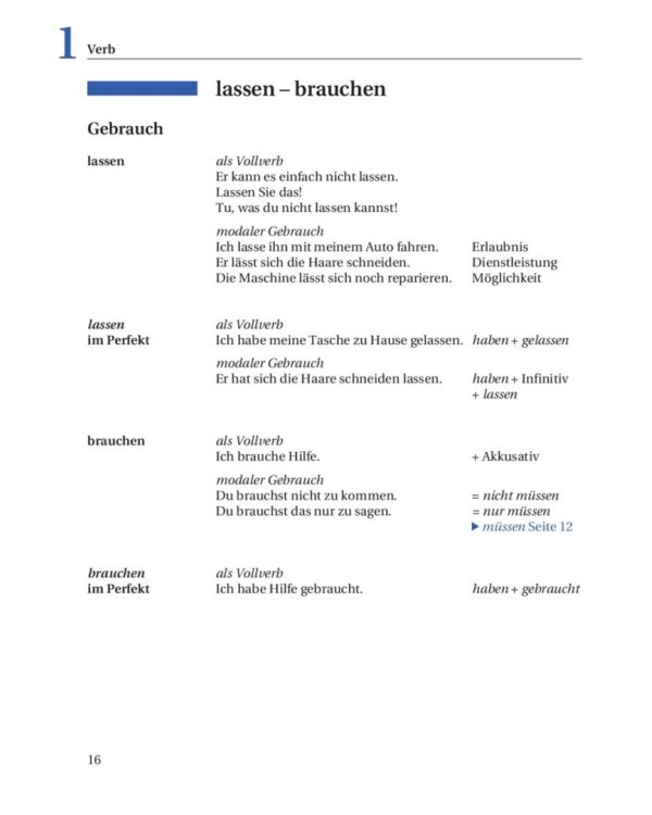 Grundstufen-Grammatik für Deutsch als Fremdsprache. Grammatik mit integriertem Lösungsschlüssel