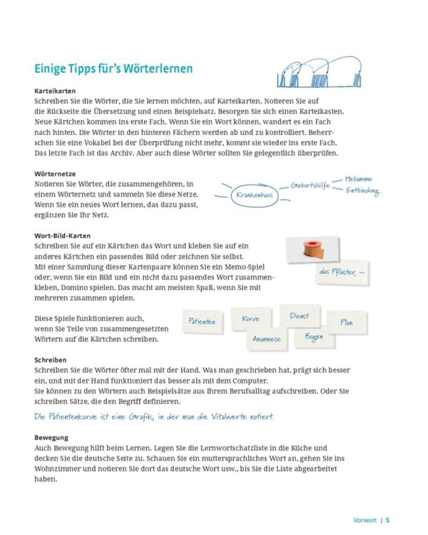 Im Beruf Neu. Fachwortschatztrainer Pflege. Deutsch als Fremd- und Zweitsprache