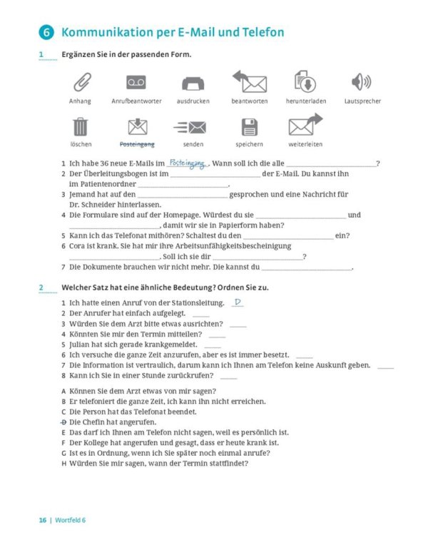 Im Beruf Neu. Fachwortschatztrainer Pflege. Deutsch als Fremd- und Zweitsprache