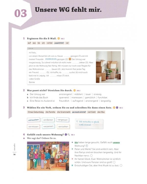 Momente A2.1. Arbeitsbuch plus interaktive Version. Deutsch als Fremdsprache