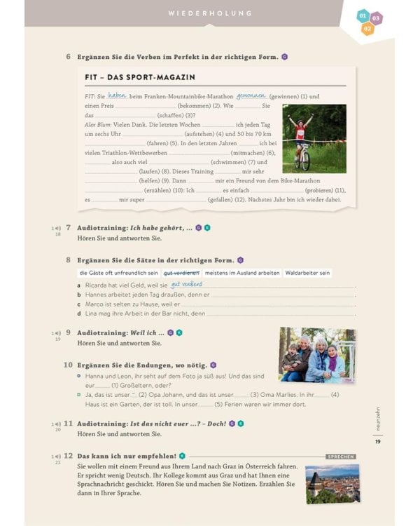 Momente A2.1. Arbeitsbuch plus interaktive Version. Deutsch als Fremdsprache