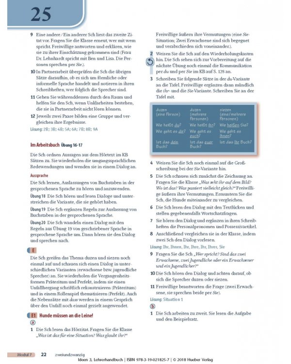 Ideen 3. Lehrerhandbuch. Deutsch als Fremdsprache