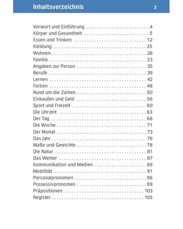 Erste Hilfe Deutsch – Bildwörterbuch. Buch mit MP3-Download. Die wichtigsten Wörter