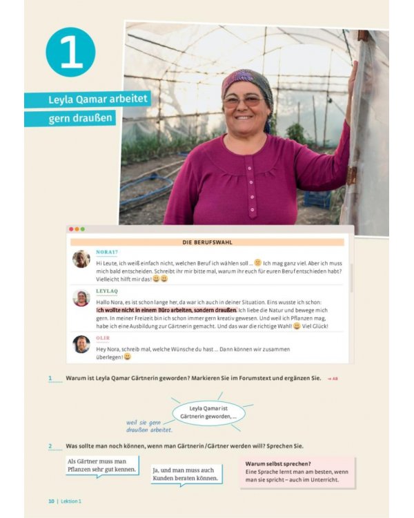 Im Berufssprachkurs B1. Kurs- und Arbeitsbuch plus interaktive Version. Deutsch als Zweitsprache