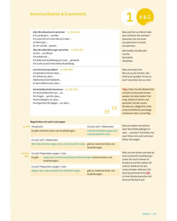 Im Berufssprachkurs B1. Kurs- und Arbeitsbuch plus interaktive Version. Deutsch als Zweitsprache