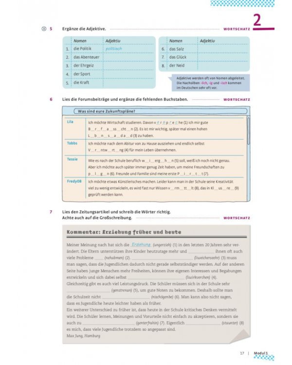 Mit uns B2. Arbeitsbuch. Deutsch für Jugendliche. Deutsch als Fremdsprache