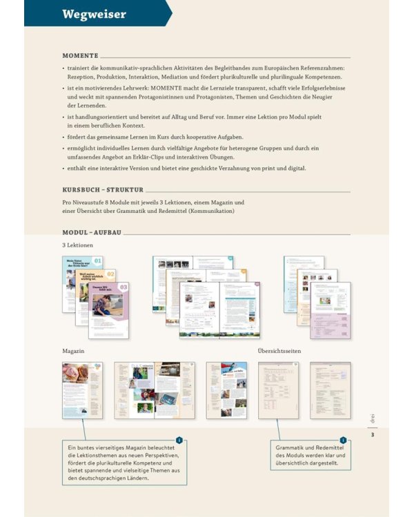 Momente A2.1. Kursbuch plus interaktive Version. Deutsch als Fremdsprache