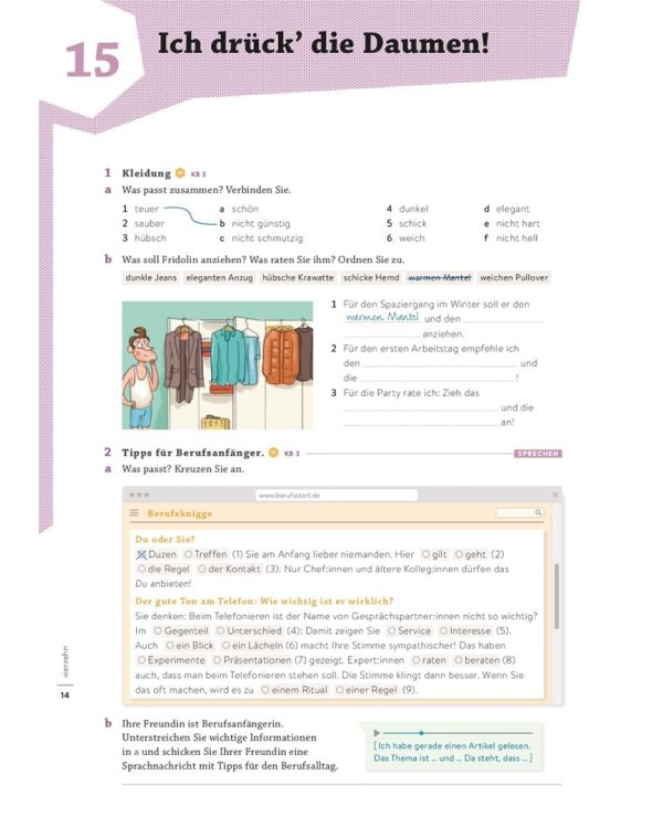 Momente A2.2. Arbeitsbuch plus interaktive Version. Deutsch als Fremdsprache