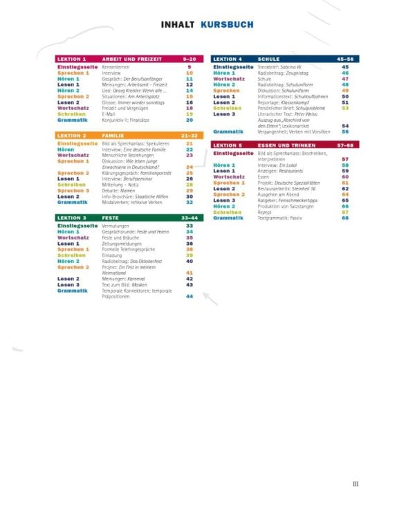 em neu 2008 Brückenkurs. Kursbuch + Arbeitsbuch, Lektion 1–5 mit Arbeitsbuch-Audio-CD