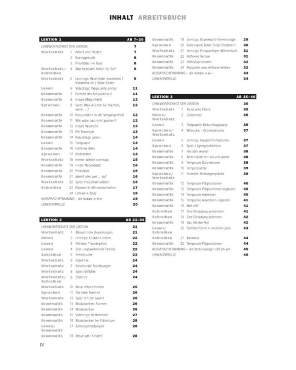 em neu 2008 Brückenkurs. Kursbuch + Arbeitsbuch, Lektion 1–5 mit Arbeitsbuch-Audio-CD