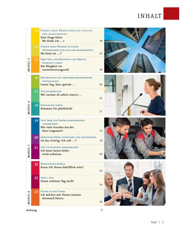 Menschen A1. Berufstrainer mit Audio-CD. Deutsch als Fremdsprache